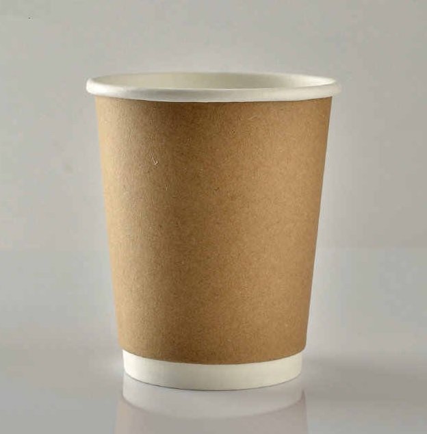 Vasos de papel de 6 oz para café y té - Tazas de papel de agua desechables  para oficina decoradas